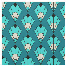 Tela Hermoso estilo Art Déco Azul