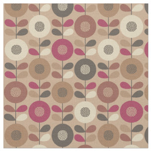 Tela Hermoso patrón floral sin costuras