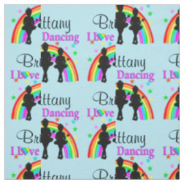 TELA HERMOSO TEJIDO AZUL PERSONALIZADO BALLERINA