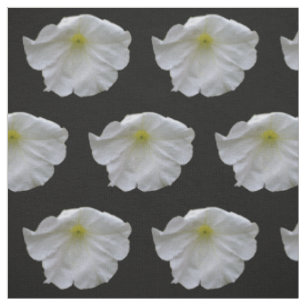 Tela Hermoso tejido con motivos florales de Petunia bla