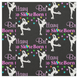 TELA HERMOSO TEJIDO DE PATINAJE DE HIELO PERSONALIZADO