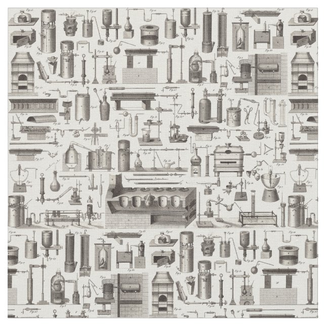 Tela Herramientas científicas (De cerca)