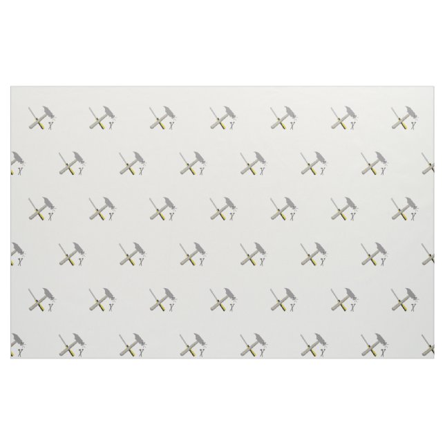 Tela Herramientas de construcción ("Cuarto gordo" (fat quarter))
