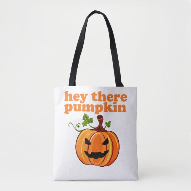 Tela hey, hay bolso de toalla de calabaza halloween (Anverso)