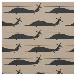 Tela HH-60 Pave Hawk Silhouette Black en Desert Brown