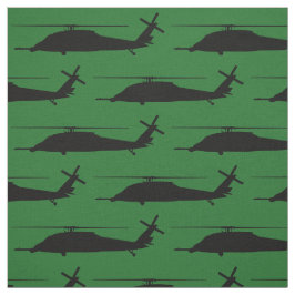 Tela HH-60 Pave Hawk Silhouette Black on Green