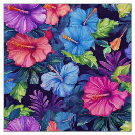 Tela Hibiscus (Dark IV) Tejido