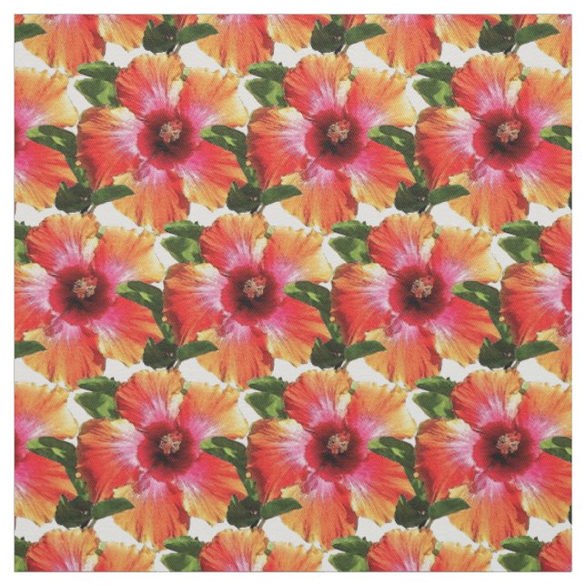 Tela Hibiscus Flower HAMbyWG - Fabric (Retal)