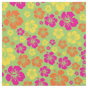 Tela Hibiscus hawaiano florió a niños adorables