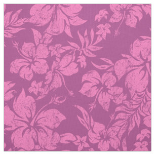 Tela Hibiscus Pareau Hawai Impresión de camiseta de Alo