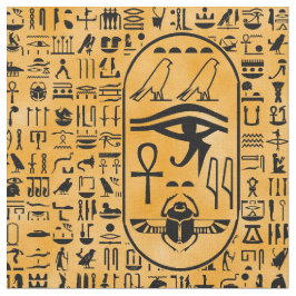 Tela Hieroglyphics amarillos