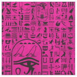 Tela Hieroglyphics púrpuras