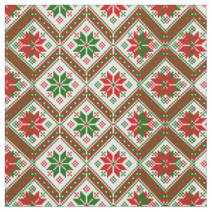 Tela higge cottagecore navidades poinsettia