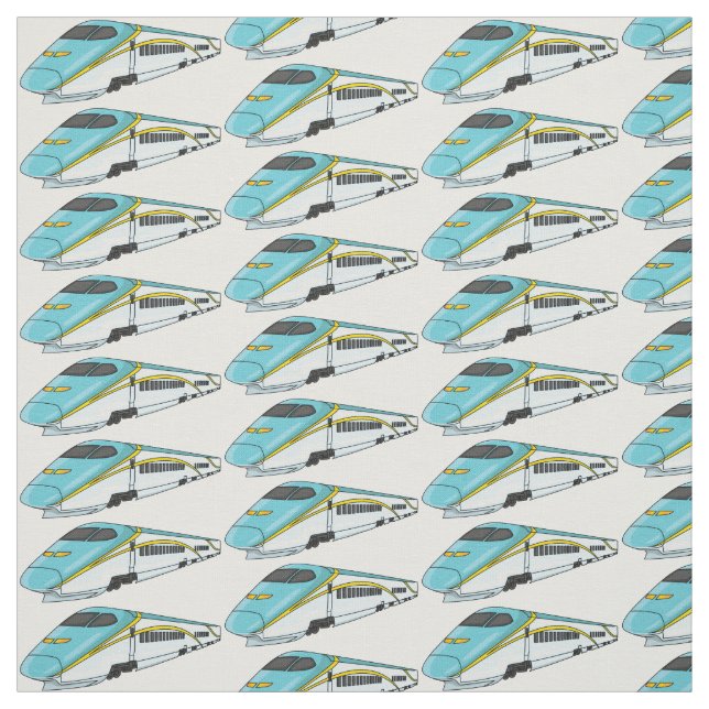 Tela High speed bullet train cartoon illustration (Retal)