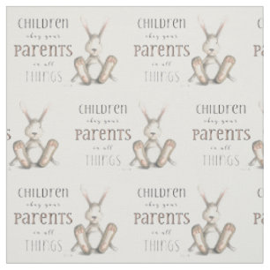 Tela Hijos Obedeced a vuestros Padres-Col 3:20