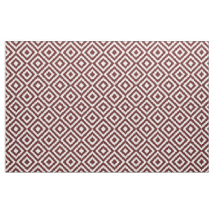 Tela Hip Oscuro Ikat Diamante Cuadrados Patrón Mosaico