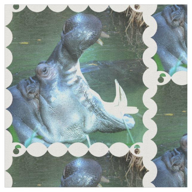 Tela Hipopótamo (De cerca)