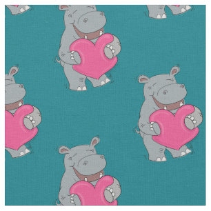 Tela Hippo abrazos cuestos Hippopótamo