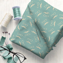 Tela Hipster Gafas y Mustache #6 ID1073