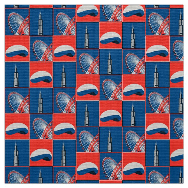 Tela Hitos de Chicago (Retal)