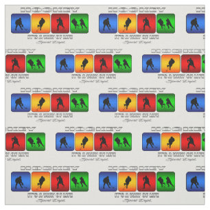 Tela Hockey fresco es una manera de vida