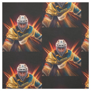 Tela Hockey Sobre Hielo De Juguete Con Tu Nombre Goalie