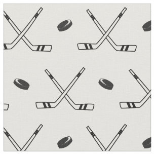 Tela Hockey x en blanco y negro