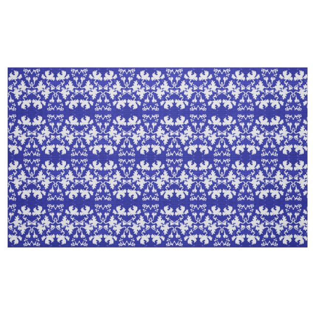 Tela Hojas azules ("Cuarto gordo" (fat quarter))