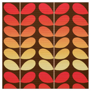 Tela Hojas, Brown, naranja y oro daneses de los