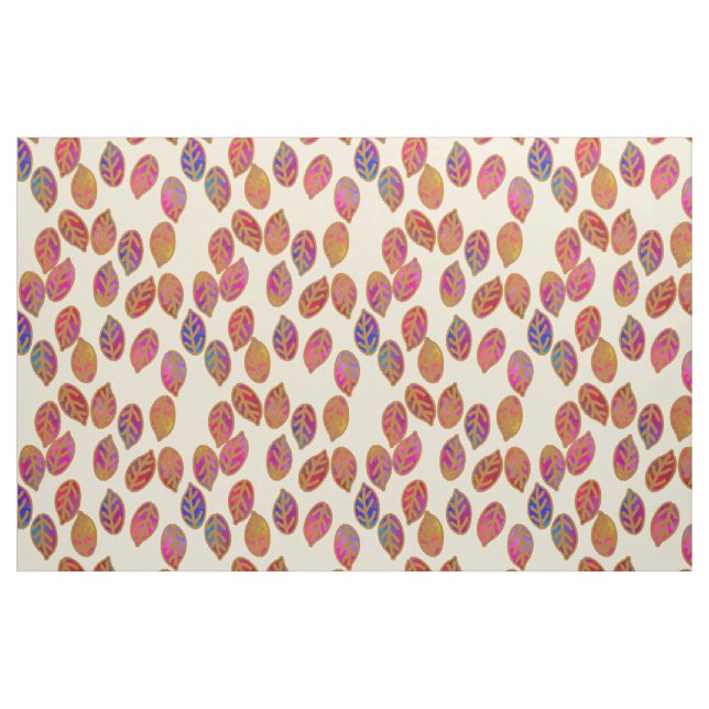 Tela Hojas de cristal al sol ("Cuarto gordo" (fat quarter))