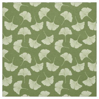Tela Hojas de ginkgo japonesas