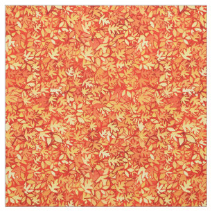 Tela Hojas de otoño, naranja y oro