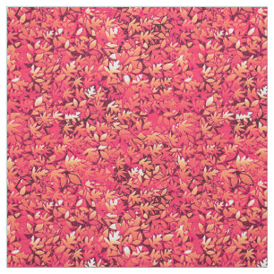 Tela Hojas de otoño, sombras del rojo y naranja