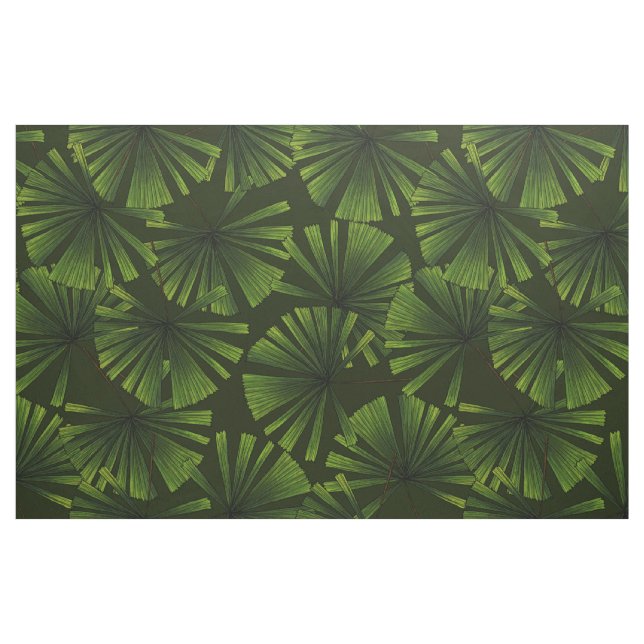 Tela Hojas de palma ("Cuarto gordo" (fat quarter))