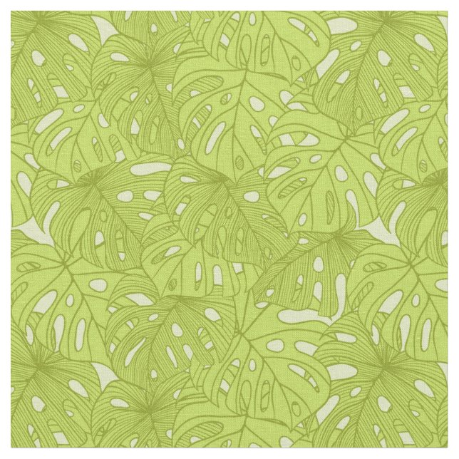 Tela Hojas de palmera (De cerca)