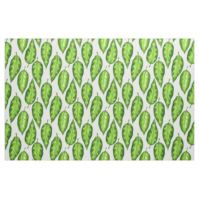 Tela Hojas tropicales ("Cuarto gordo" (fat quarter))