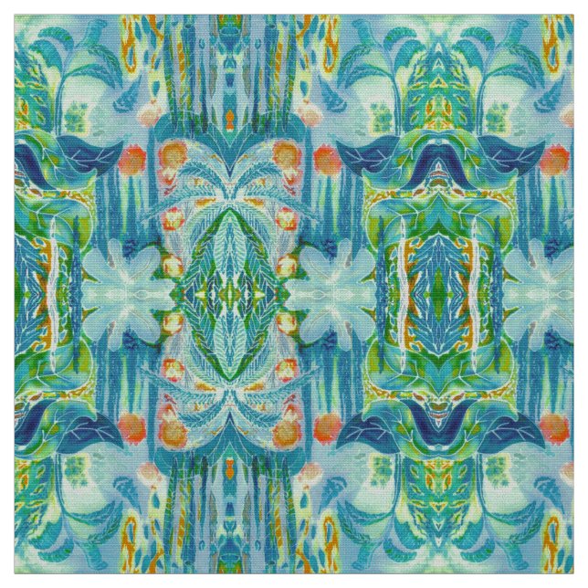 Tela Hojas tropicales (Retal)