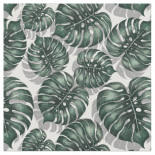 Tela Hojas tropicales
