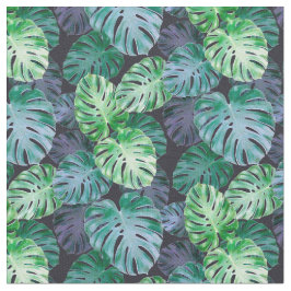 Tela Hojas tropicales de Monstera