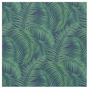 Tela Hojas tropicales nocturnas