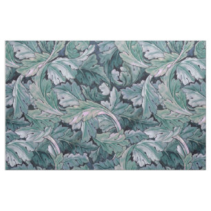 Tela Hojas verdes y Verde azuladas de Morris
