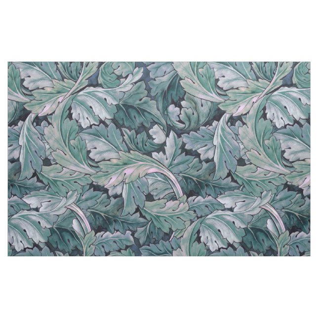 Tela Hojas verdes y Verde azuladas de Morris ("Cuarto gordo" (fat quarter))