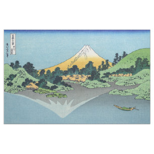 Tela Hokusai - El Monte Fuji reflexiona en el lago Kawa