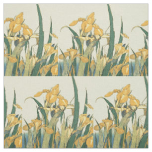 Tela Hokusai Saltamontes Iris Impresión Vintage: Japoné