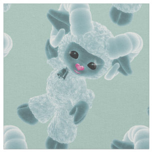 Tela Hola bebé Plush Toy Ram Country Green