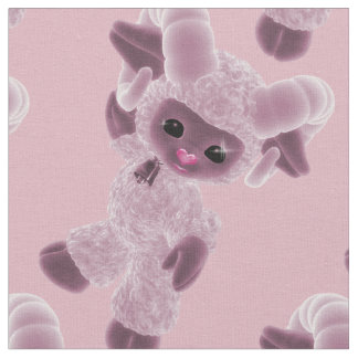 Tela Hola bebé Plush Toy Ram Country Pink