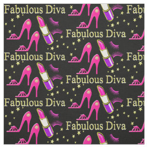 TELA HOLA FABULOUS DIVA PINK ALTOS HEELES