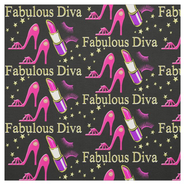 TELA HOLA FABULOUS DIVA PINK ALTOS HEELES (Retal)