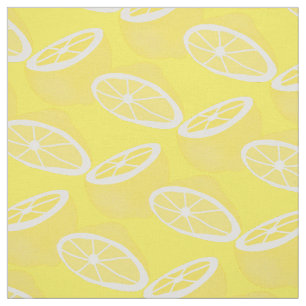 Tela Hola Lemon, fruta amarilla moderna