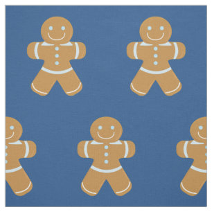 Tela Hombre de pan de jengibre sonriente